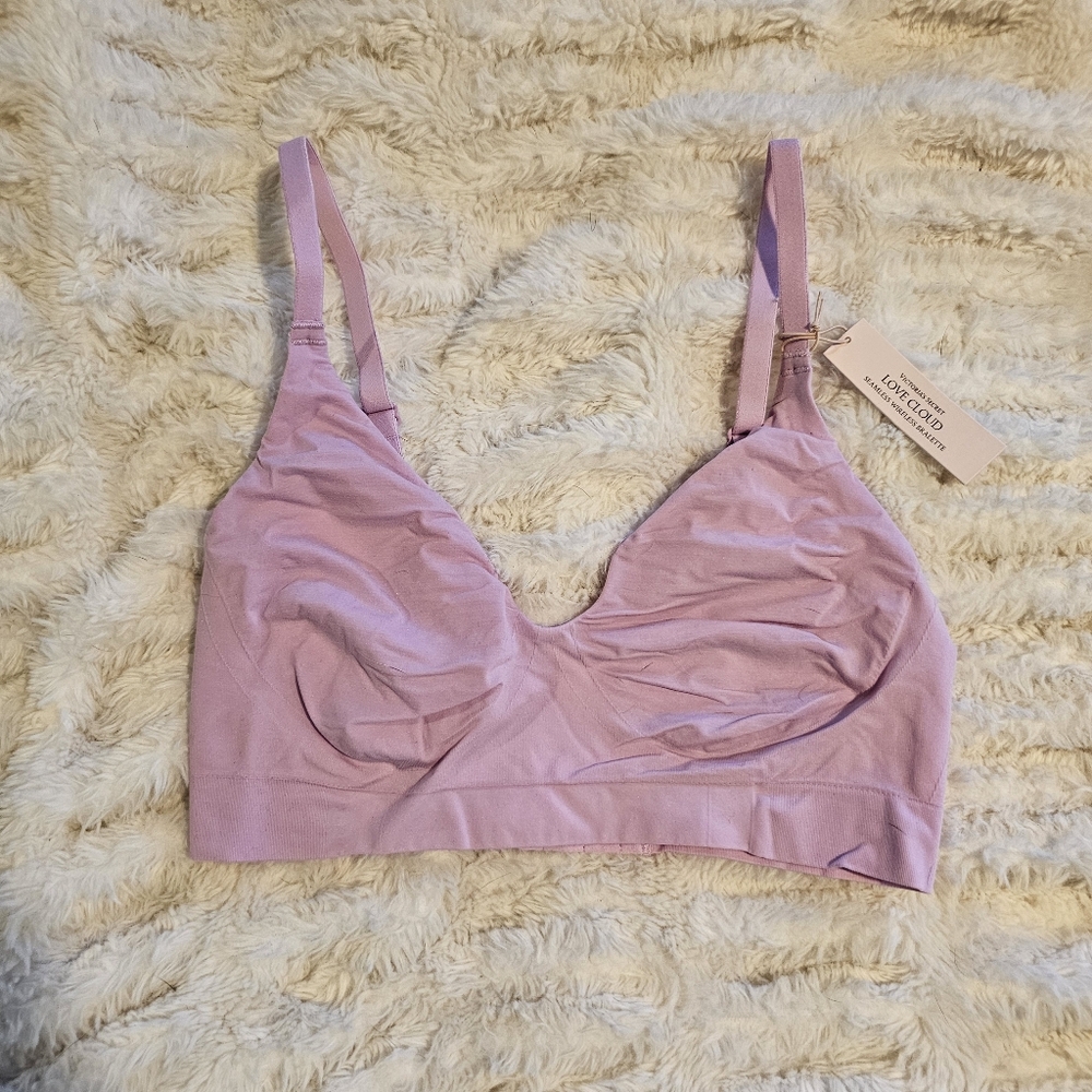 Victoria's Secret Unlined Bra Purple Small